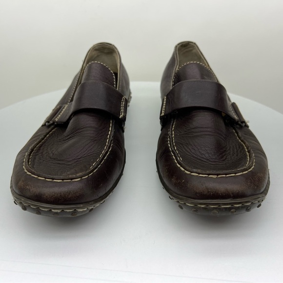 Born Loafers Driving Shoes Moccasins Slip On Brown Leather Comfy Casual Office main image 9